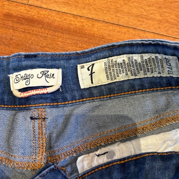 Indigo Rein Jeans Y2K Patches Skinny Distressed - Picture 3 of 9
